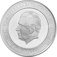 10 Pence - Charles III Spade Guinea shield, 1/10 oz silver