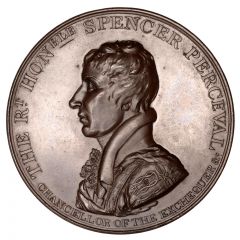 Medal - George III Spencer Perceval, bronze