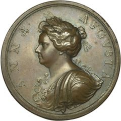 Medal - Anne French Lines Passed and Bouchain Captured, bronze