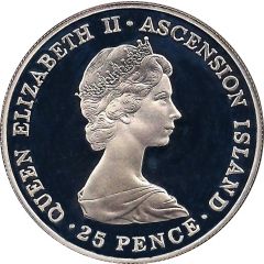25 Pence - Elizabeth II Royal Wedding, Silver Proof Issue