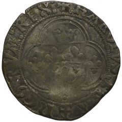 Blanc with crown of Provence - Charles VIII Marseille