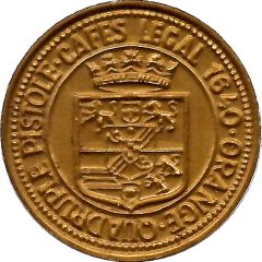 Cafes Legal Orange Quadruple Pistole 1640