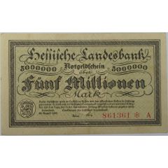 5 000 000 Mark Hessische Landesbank