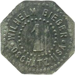 1 Pfennig - Oschatz Wilhelm Bieger