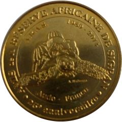 Monnaie de Paris Tourist Token - Amis de la Réserve Africaine de Sigean La tortue - 1989-2014