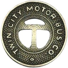 21/2 Cents - Twin City Motor Bus Co. St. Paul, Minnesota