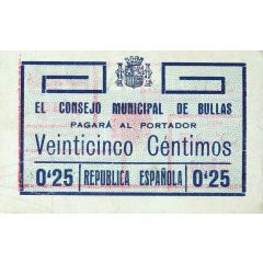 25 Céntimos Bullas
