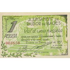 1 Peseta Riudor de Bages