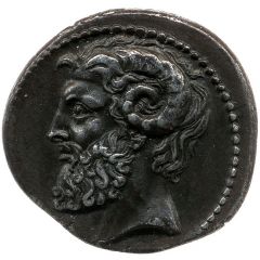 Denarius Q. Cornuficius, Q•CORNVFICI•AVGVR•IMP