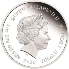 1 Dollar - Elizabeth II Captain James T. Kirk and Spock