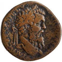 Sestertius - Pertinax OPI DIVIN TR P COS II S C, Ops