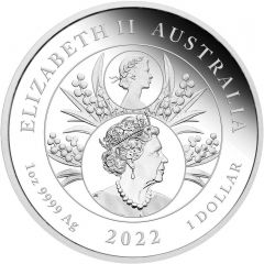 1 Dollar - Elizabeth II 6th Portrait - Platinum Jubilee Queen Elizabeth II
