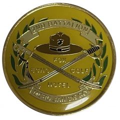 Challenge Coin - 2nd Battalion, MCRD San Diego California