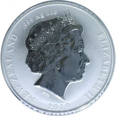 1 Dollar - Elizabeth II 4th Portrait, All Blacks, Silver Proof