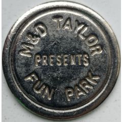 Amusement Token - M & D Taylor Fun Park Strathclyde, Scotland