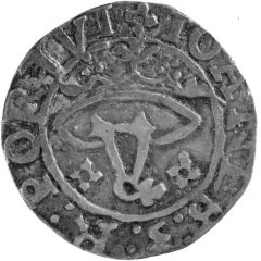 Vintém `Y` with 2 rosettes` – João III Porto mint