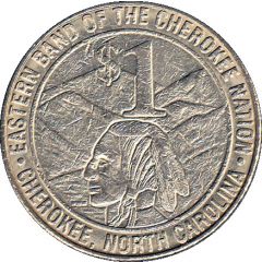 1 Dollar Gaming Token - Cherokee Nation