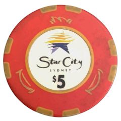 Token/Chip - 5 Dollar - Star City Casino Chip