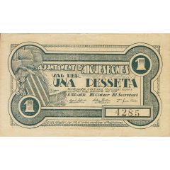 1 Peseta Aigüesbones
