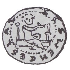 Denier - bishop krakowski Iwo Odrowąż Kraków mint