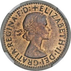 1 Cent - Elizabeth II Decimal Pattern