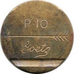 Telephone Token - Goetz P 10 Chicago, Illinois