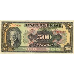 500 Mil Réis Banco do Brasil, 1st. print