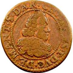 Double Tournois - Charles I 11th type