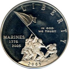 1 Dollar Marine Corps 230th Anniversary