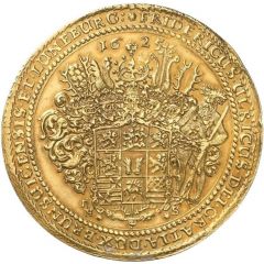 2 Thalers - Frederick Ulrich St. Jacobslöser - Gold pattern strike