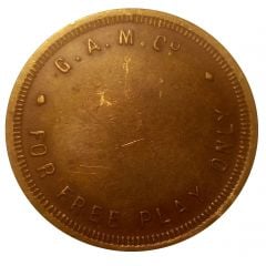 Game Token - GAM and Co. Glasgow, Scotland, 30 mm