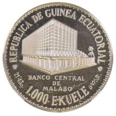 1000 Ekuele Masie Nguema Biyogo, Piéfort