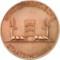 Württemberg State award medal for agriculture