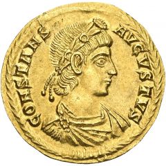 Solidus - Constans I VICTORIAE DD NN AVGG, Aquileia