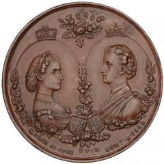 Medal - Victoria Royal Wedding, T. Ottley, 39mm