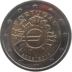 2 Euros 10 Years of Euros Cash