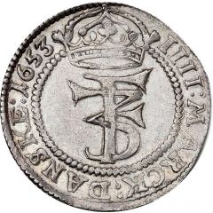 4 Mark Dansk - Frederik III Type I