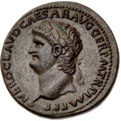 Sestertius - Nero ANNONA AVGVSTI CERES S C, Annona and Ceres