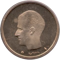 20 Francs - Baudouin I French text