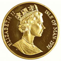 1 Crown - Elizabeth II Norwegian Cat, Gold