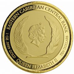 10 Dollars - Elizabeth II Montserrat Oriole, Coloured