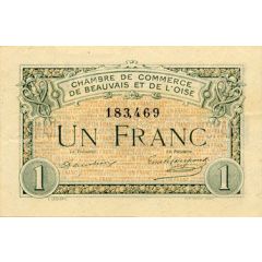 1 Franc - Chambre de Commerce de Beauvais et de l`Oise [60]