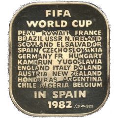 Medal - Hungarian Football Federation 1982 FIFA World Cup