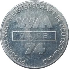 Medal - World Cup 1974 Zaire