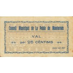 25 Céntimos La Pobla de Montornès