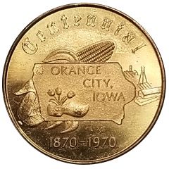 50 Cents - Orange City Centennial Orange City, Iowa
