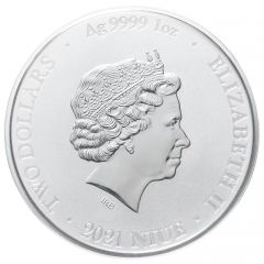 2 Dollars - Elizabeth II Iron Man