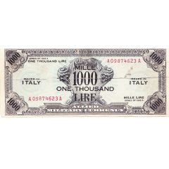 1000 Lire Allied Military Currency