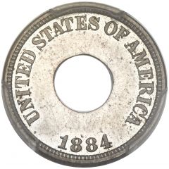 1 Cent `1884` Pattern, nickel
