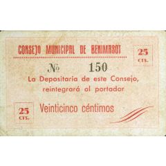 25 Céntimos Benimasot